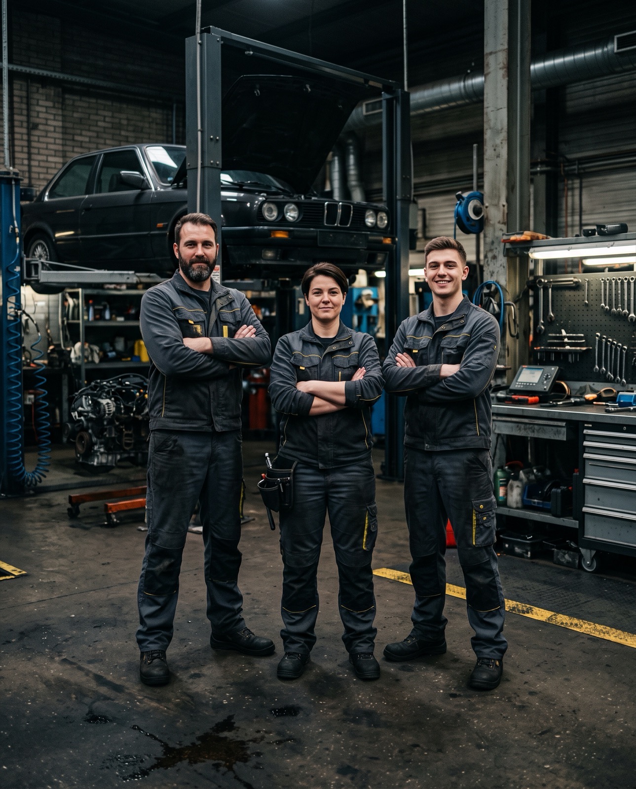 The Peak Auto Care team of ASE-certified technicians
